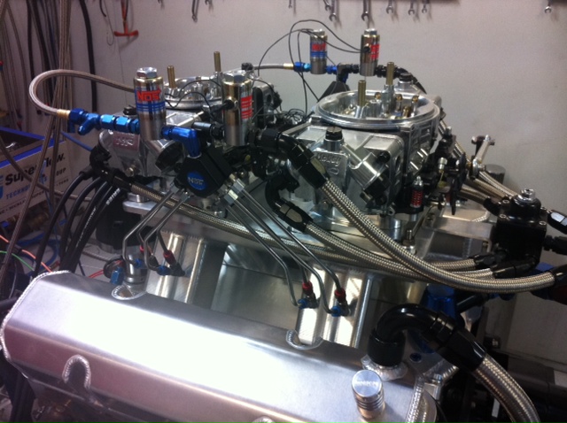 nitrous plumbed BG Manifold